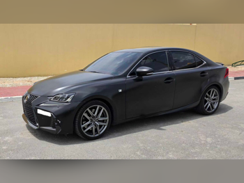 Lexus  IS  350 F Sport  2018  Automatic  42,000 Km  6 Cylinder  Rear Wheel Drive (RWD)  Sedan  Black