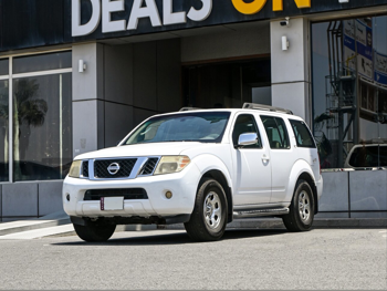 Nissan  Pathfinder  2008  Automatic  251,000 Km  6 Cylinder  Four Wheel Drive (4WD)  SUV  White