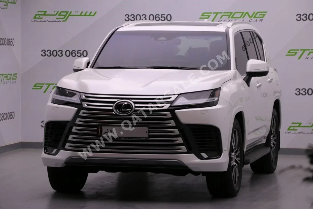 Lexus  LX  600 Luxury  2025  Automatic  20,000 Km  6 Cylinder  Four Wheel Drive (4WD)  SUV  White  With Warranty