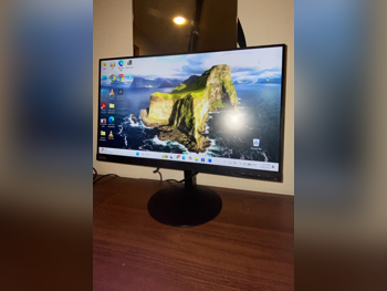 الشاشات لينوفو \  24 بوصة  أسود  اتش دي ام اي  شاشة عريضة  ضمان