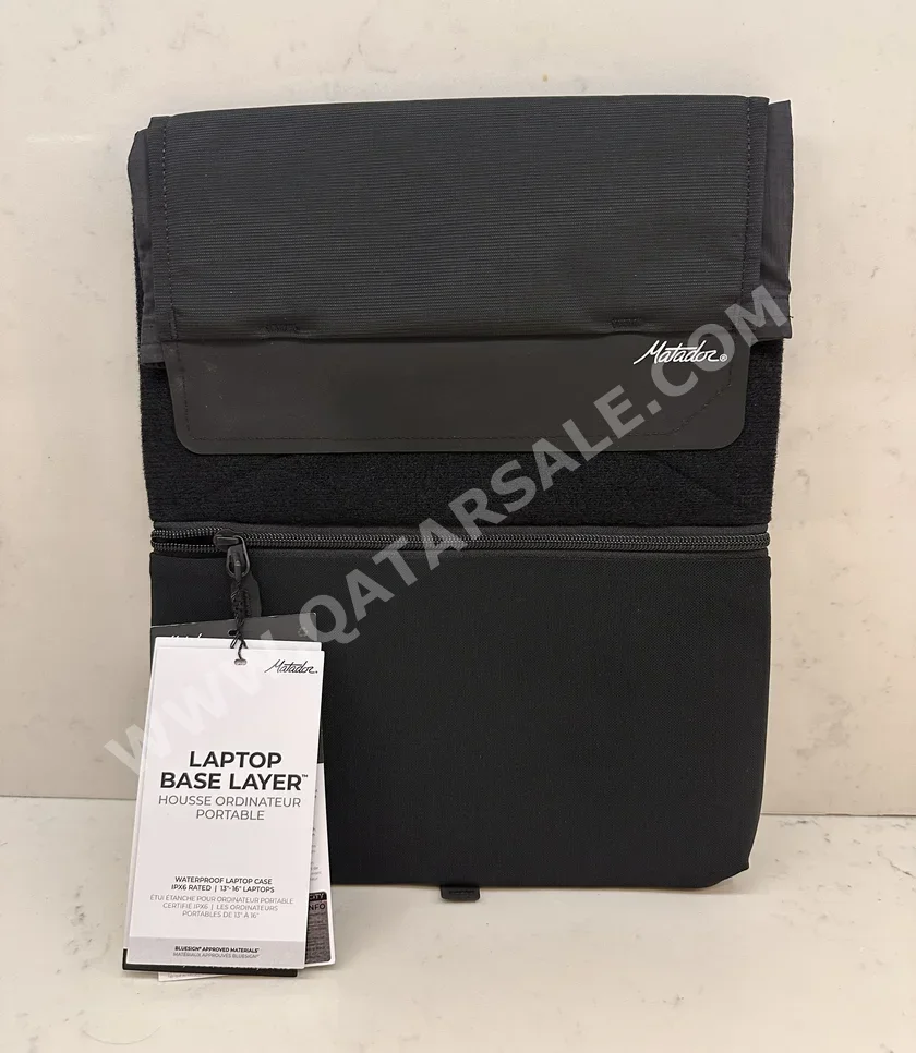 حقائب لابتوب  - أسود  - لكلا الجنسين