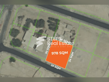 Lands For Sale  in Al Rayyan  - Muaither  -Area Size 978 Square Meter