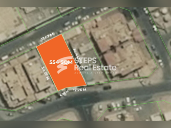 Lands For Sale  in Doha  - Old Airport  -Area Size 554 Square Meter