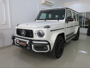 مرسيدس - بنز  جي - كلاس  63 اي ام جي ادشن 1  2019  اوتوماتيك  160,000 كم  8 سلندر  دفع رباعي  اس يو في  أبيض