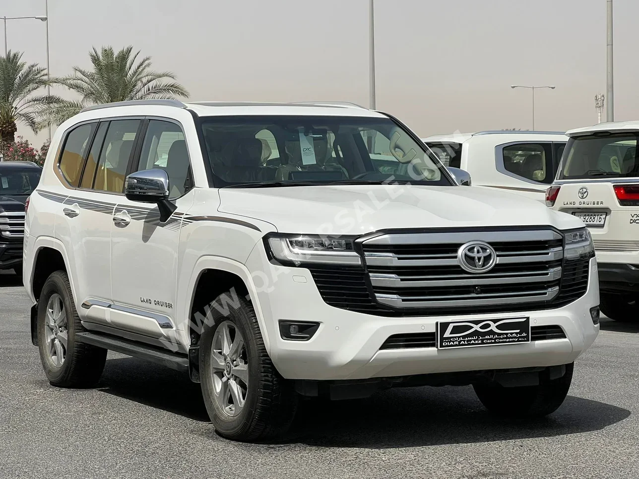 تويوتا  لاند كروزر  في اكس توين توربو  2023  اوتوماتيك  0 كم  6 سلندر  دفع رباعي  اس يو في  أبيض  تحت الضمان