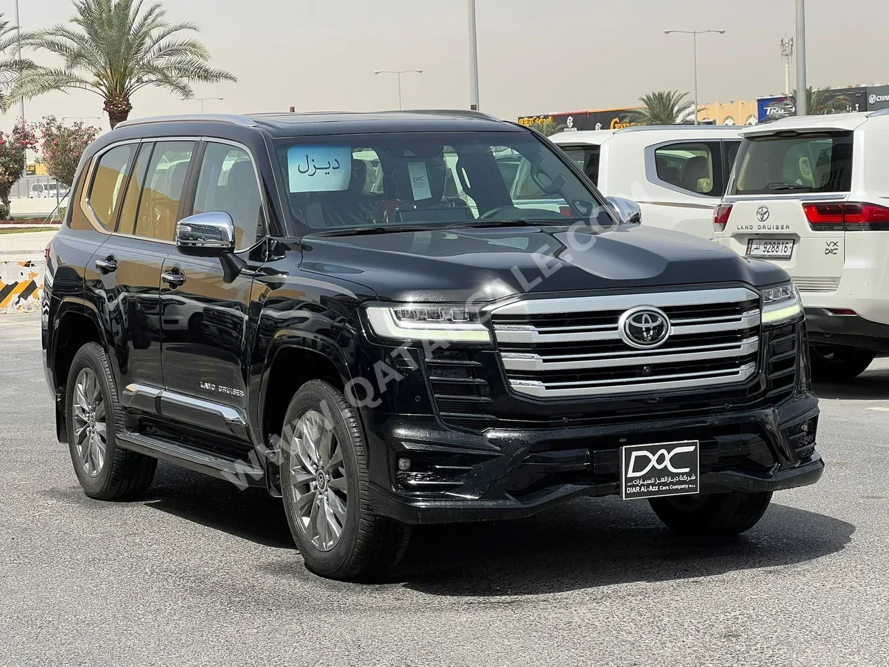 تويوتا  لاند كروزر  في اكس ار توين توربو  2023  اوتوماتيك  0 كم  6 سلندر  دفع رباعي  اس يو في  أسود  تحت الضمان