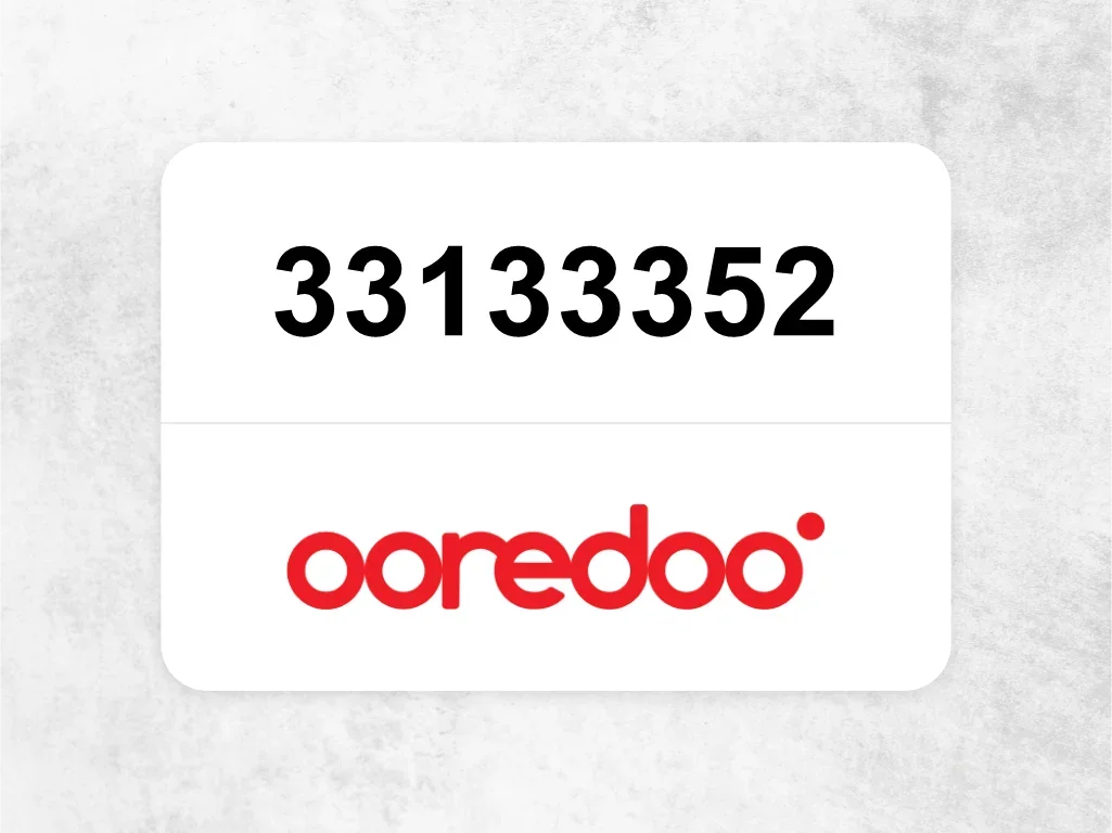 جوال اوريدو  33133352