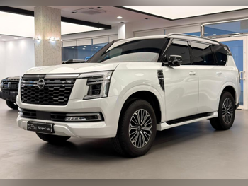Nissan  Patrol  Platinum  2026  Automatic  15,000 Km  6 Cylinder  Four Wheel Drive (4WD)  SUV  White  With Warranty