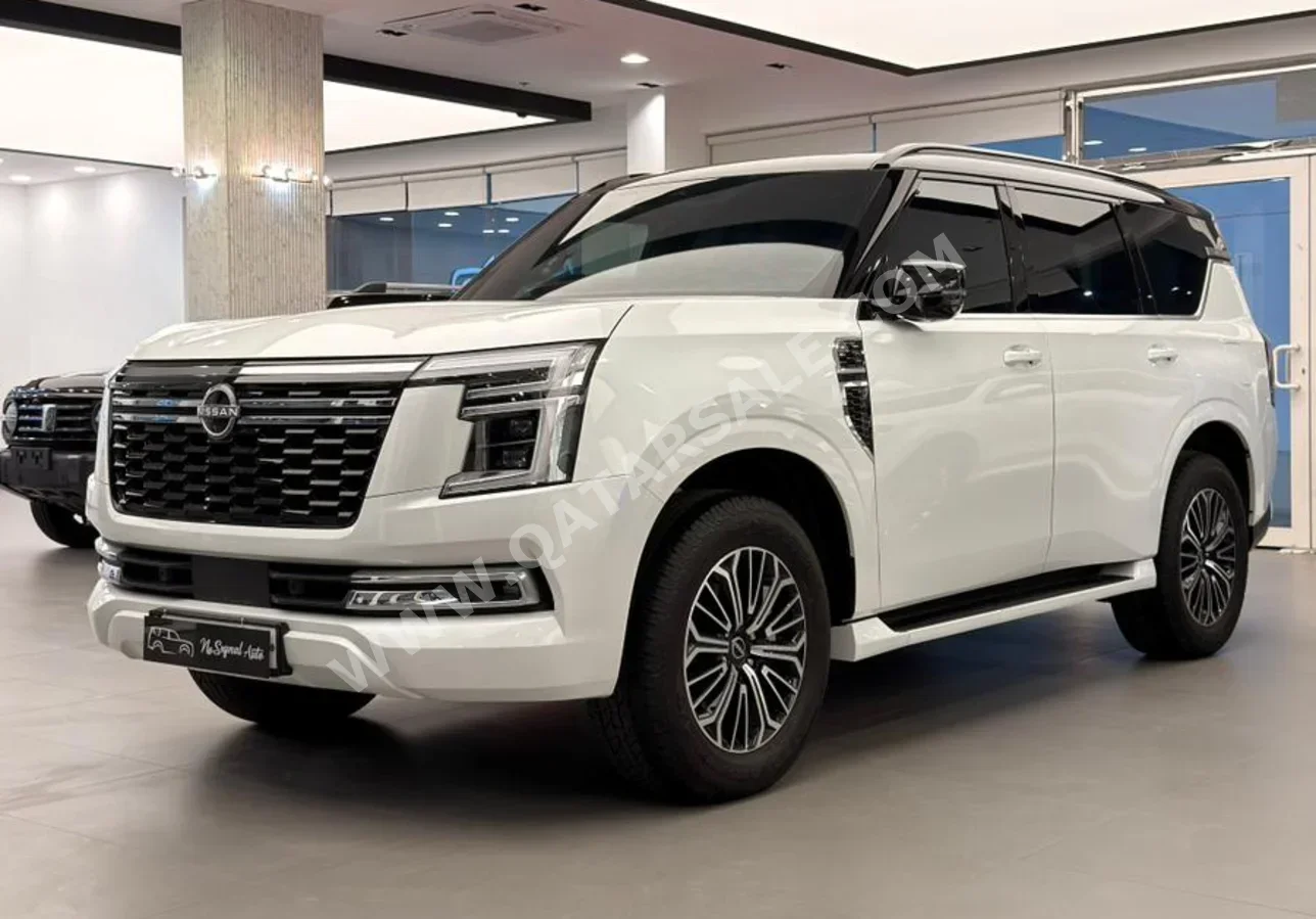 نيسان  باترول  بلاتنيوم  2026  اوتوماتيك  15,000 كم  6 سلندر  دفع رباعي  اس يو في  أبيض  تحت الضمان