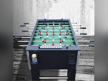 Black and Blue  Foosball Table
