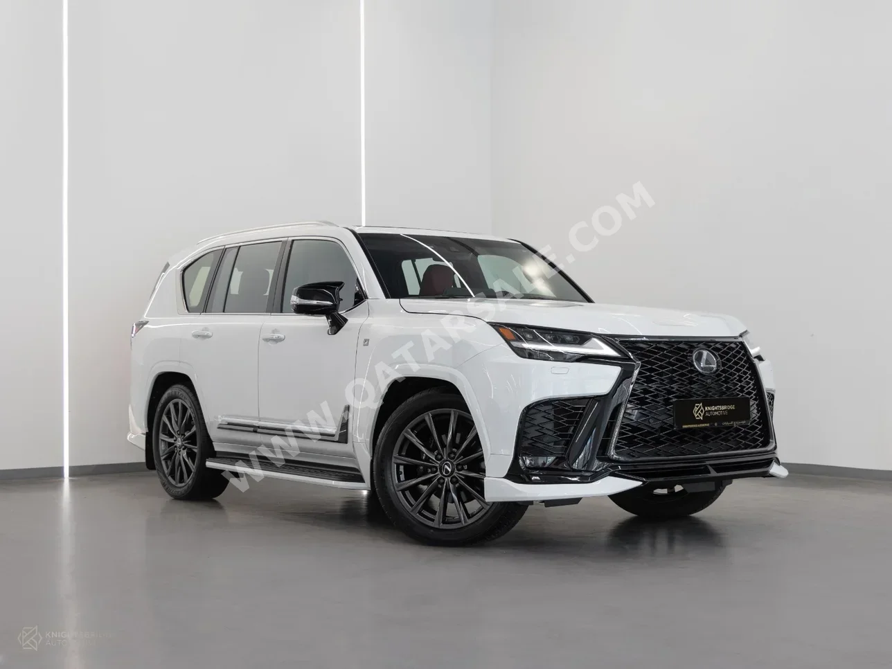 لكزس  ال اكس  600 اف سبورت  2024  اوتوماتيك  3,800 كم  6 سلندر  دفع رباعي  اس يو في  أبيض  تحت الضمان