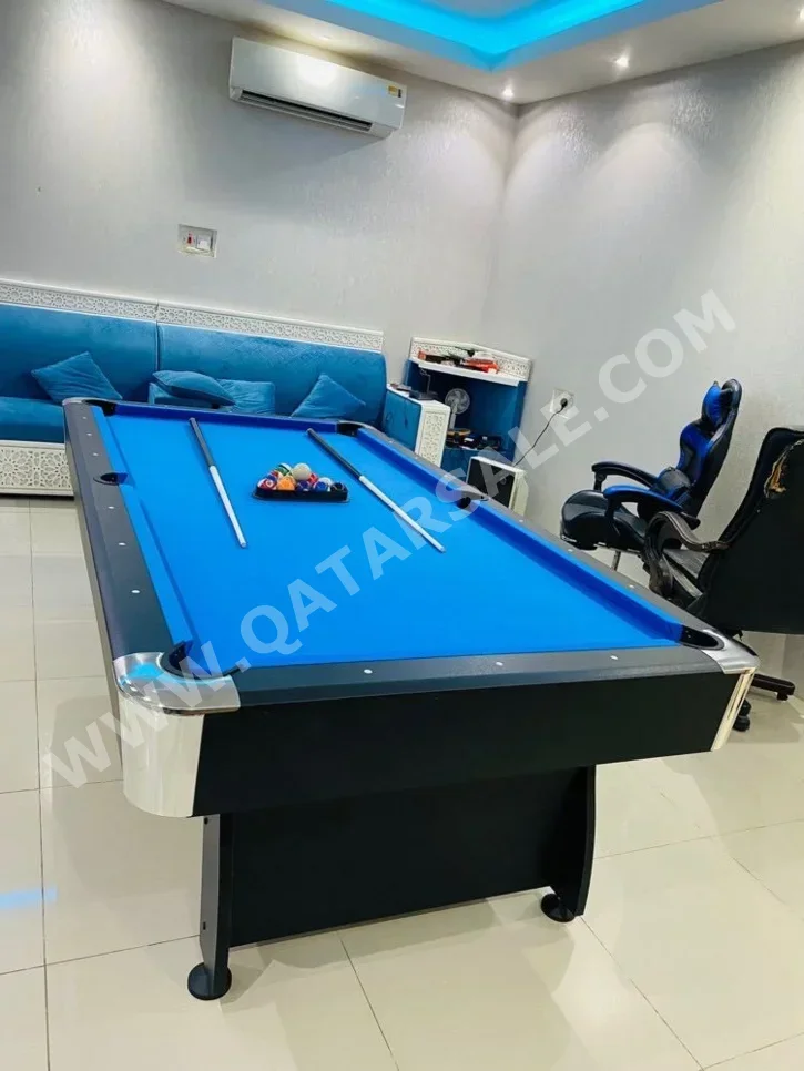 Blue  Billiard Table