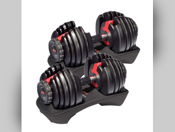 أثقال - دامبل قابل للتعديل  - مستدير  - أسود