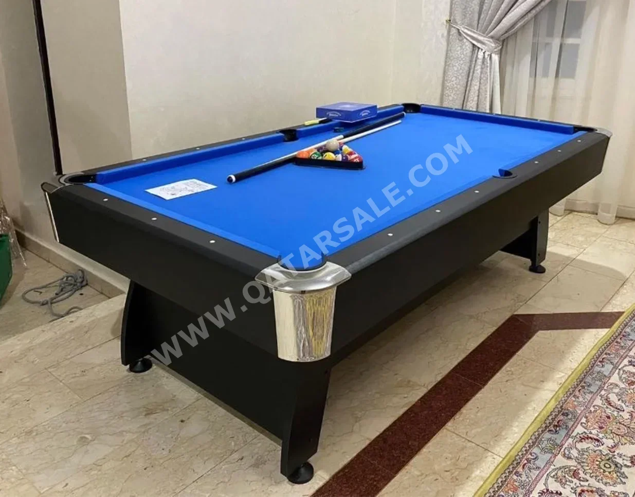 Blue  Billiard Table