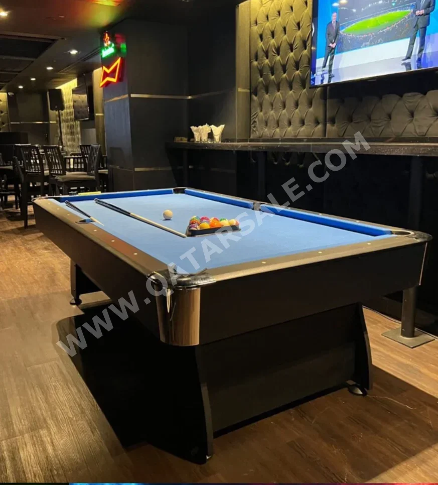 Blue  Billiard Table