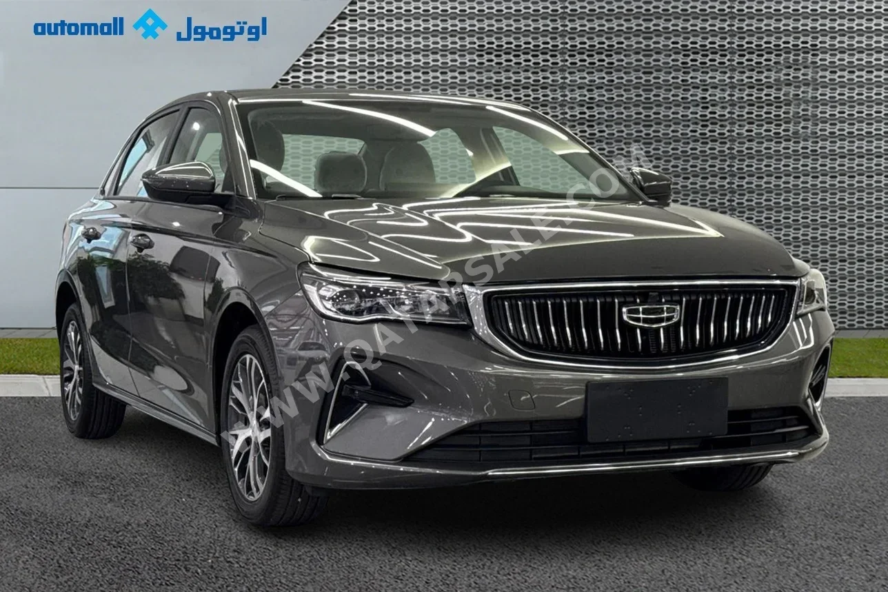Geely  Emgrand  2024  Automatic  46,706 Km  4 Cylinder  Front Wheel Drive (FWD)  Sedan  Gray  With Warranty