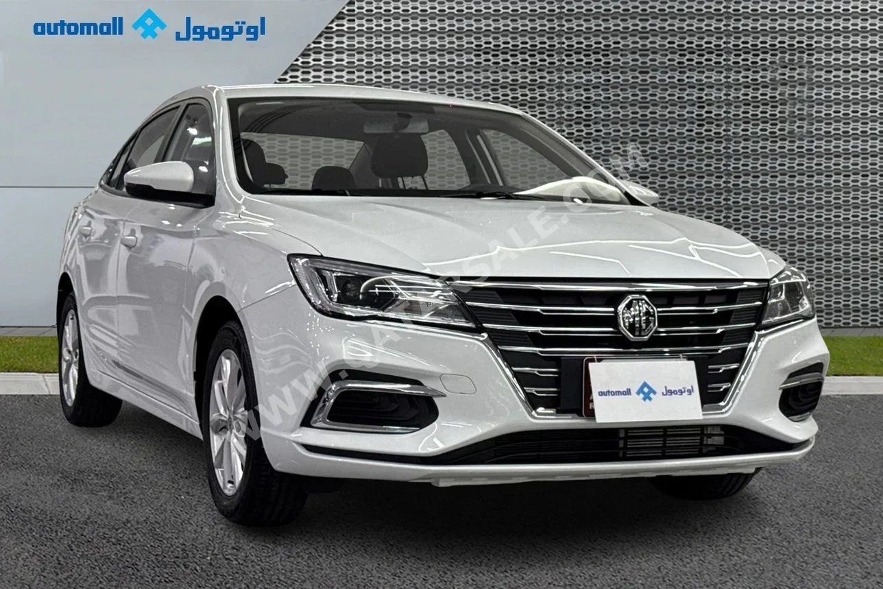 MG  5  2024  Automatic  41,340 Km  4 Cylinder  Front Wheel Drive (FWD)  Sedan  White  With Warranty