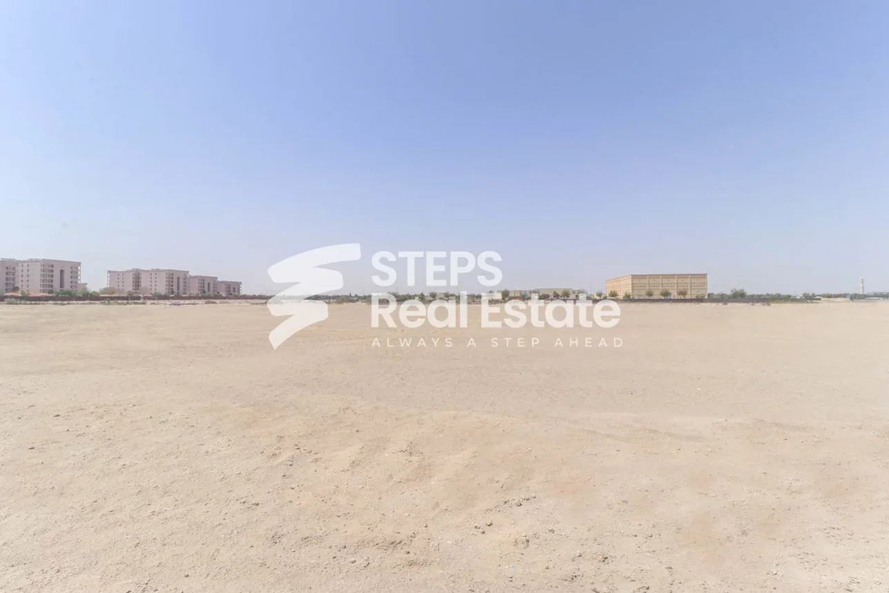 اراضي للايجار  في الريان  - المرخية الغربية  -المساحة 24,038 متر مربع