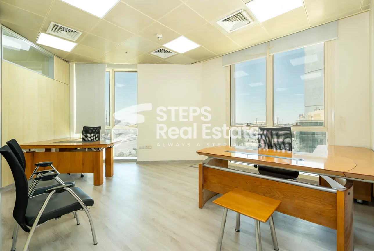 Commercial Offices - Fully Furnished  - Doha  - West Bay