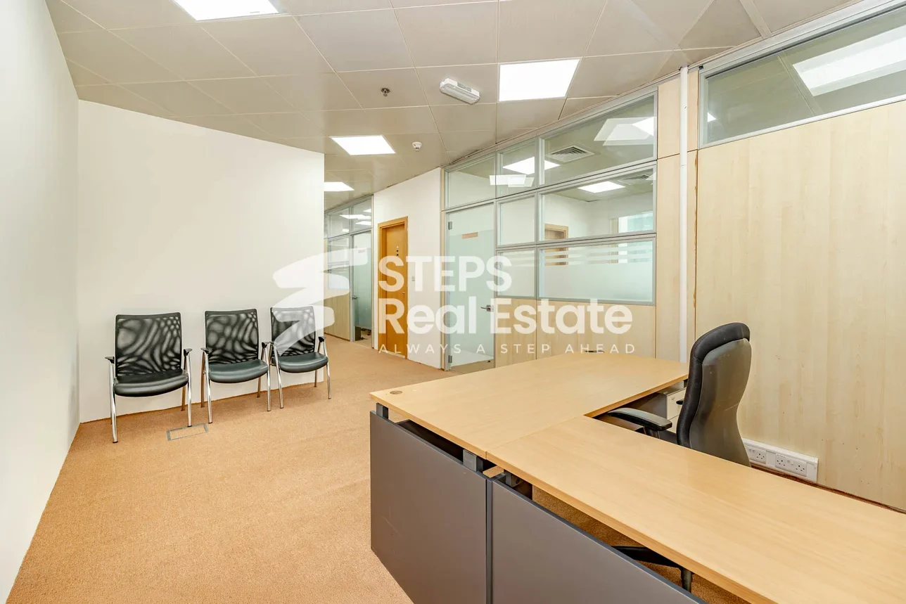 Commercial Offices - Fully Furnished  - Doha  - West Bay