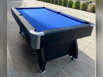 أسود و أزرق  طاولة بلياردو