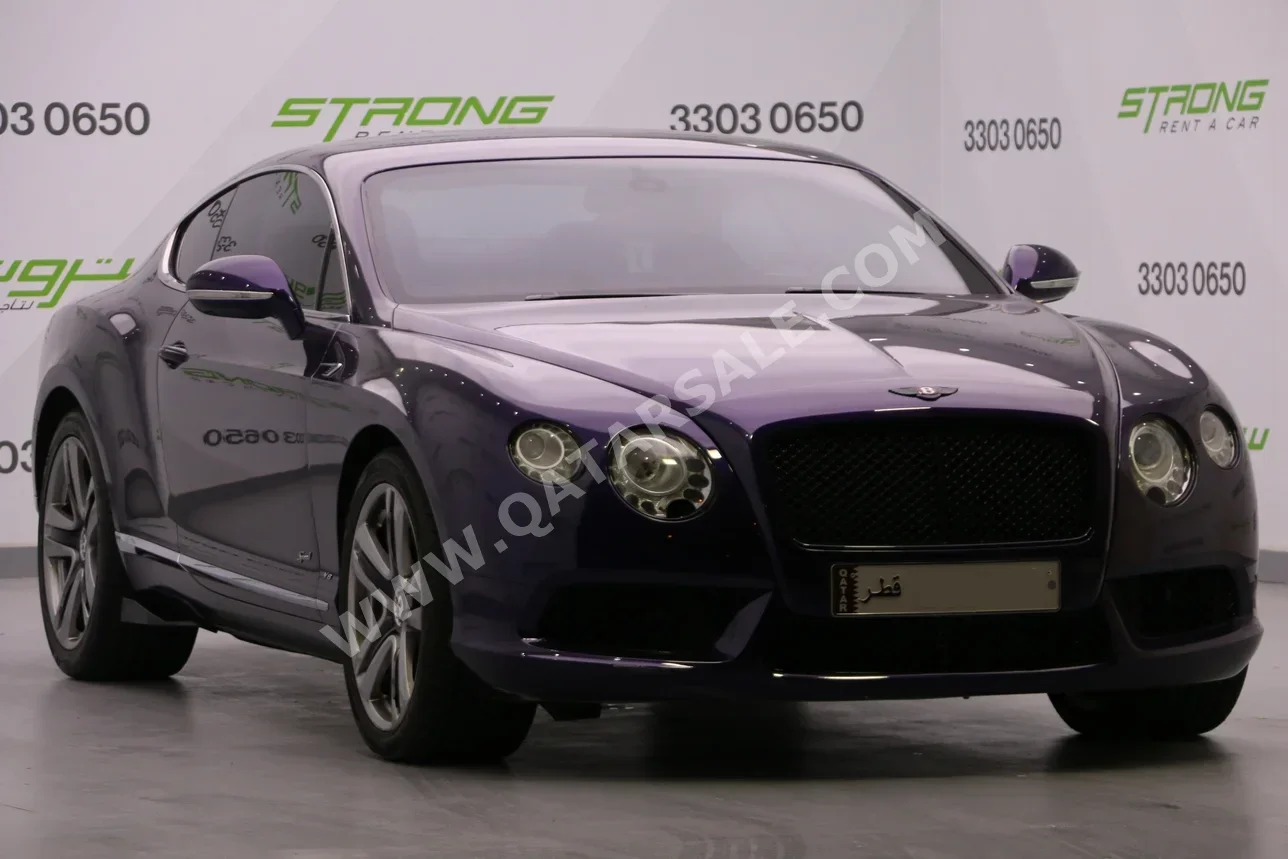 Bentley  GT  Speed  2015  Automatic  139,000 Km  8 Cylinder  All Wheel Drive (AWD)  Coupe / Sport  Purple
