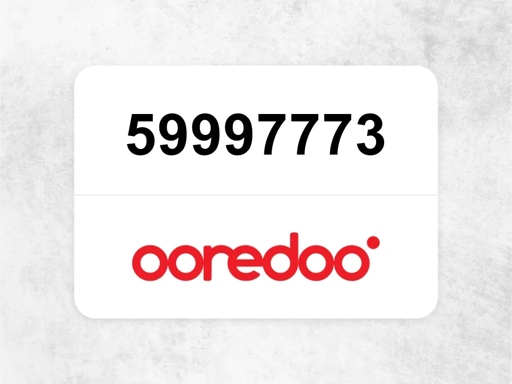Ooredoo Mobile Phone  59997773