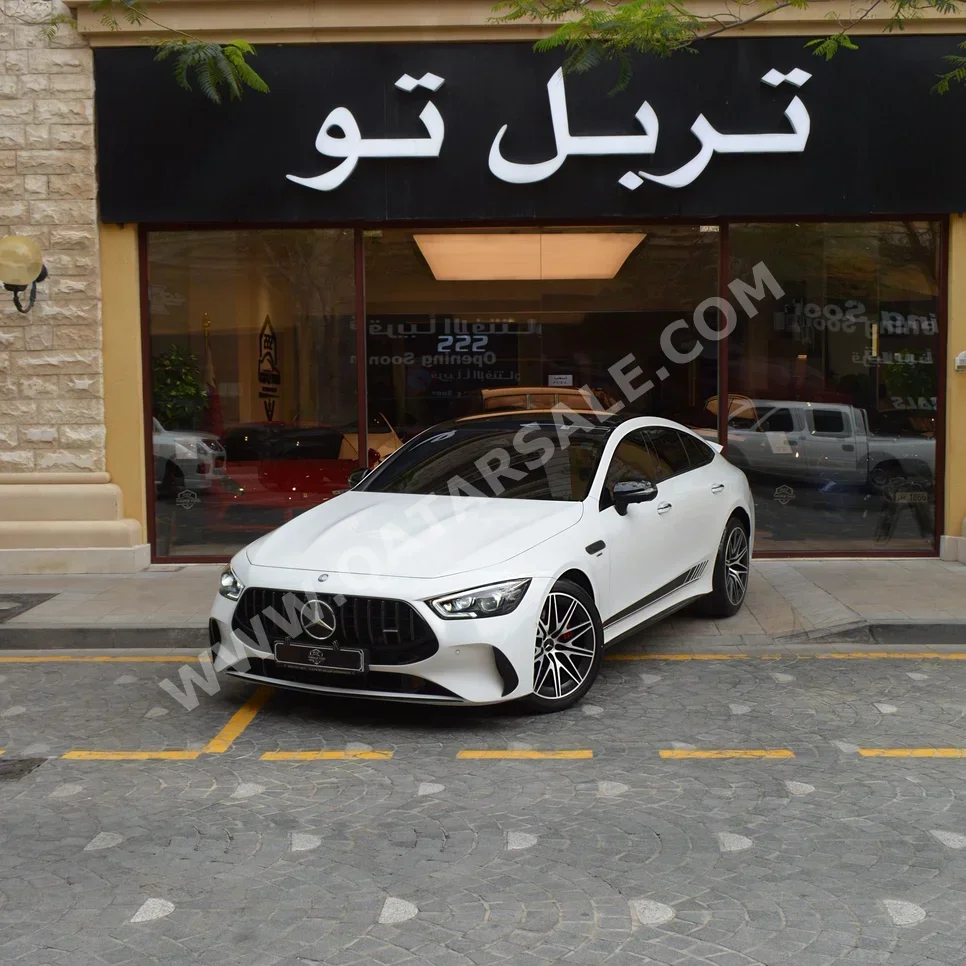 مرسيدس - بنز  جي تي  43 AMG  2024  اوتوماتيك  5,980 كم  8 سلندر  دفع خلفي  سيدان  أبيض  تحت الضمان