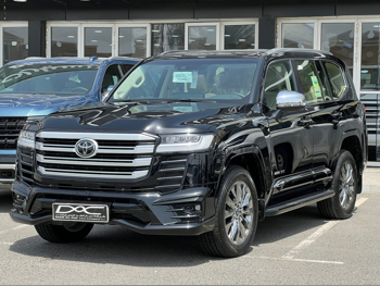 تويوتا  لاند كروزر  في اكس ار توين توربو  2024  اوتوماتيك  0 كم  6 سلندر  دفع رباعي  اس يو في  أسود  تحت الضمان