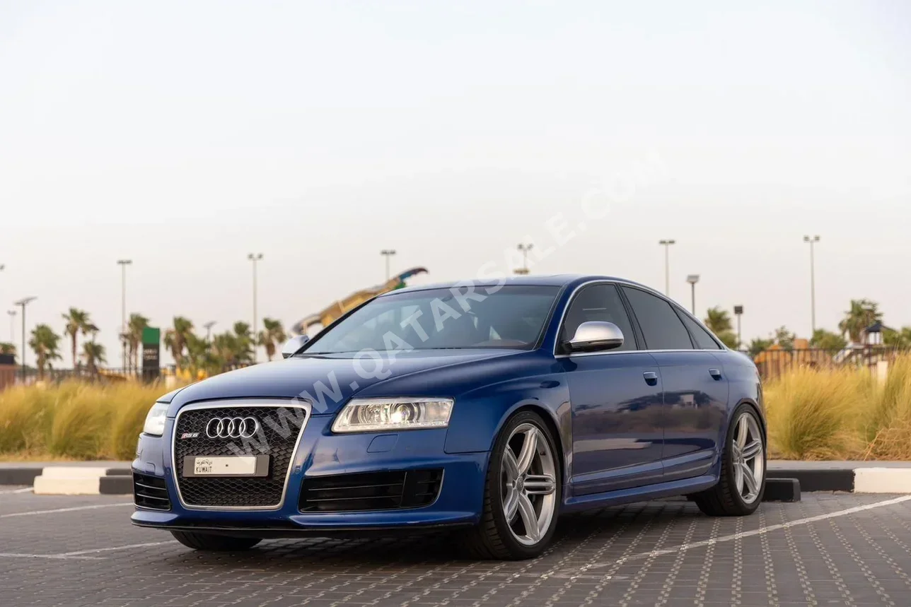 Audi  RS  6  2009  Automatic  90,000 Km  10 Cylinder  Rear Wheel Drive (RWD)  Sedan  Blue