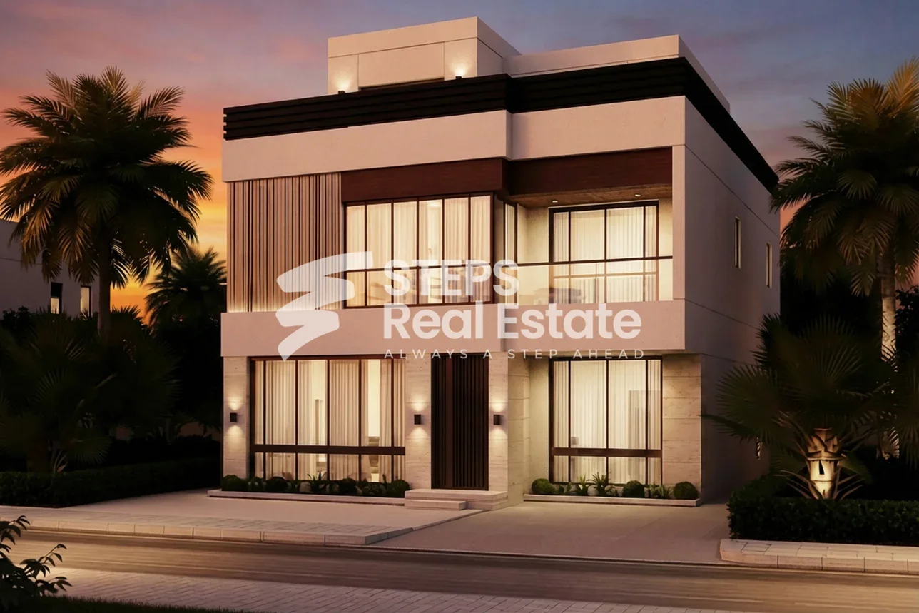 Family Residential  - Semi Furnished  - Lusail  - 6 Bedrooms