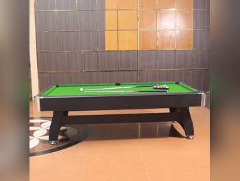 Black and Green  Billiard Table