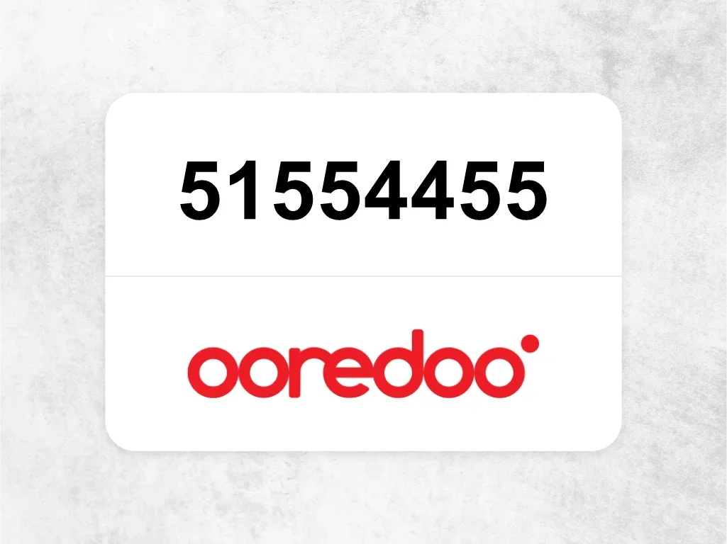 Ooredoo Mobile Phone  51554455