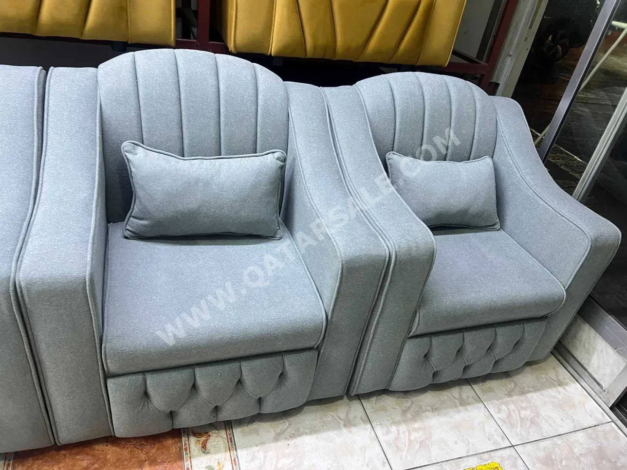 Sofas, Couches & Chairs Lifestyle  Sofa Set  - Fabric  - Gray