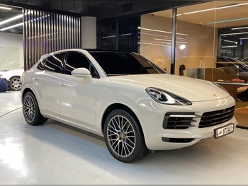 Porsche Cayenne Coupe 2022 Automatic 47,000 Km 6 Cylinder All Wheel Drive (AWD) SUV Beige With Warranty