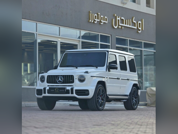Mercedes-Benz  G-Class  63 Night Pack  2021  Automatic  112,000 Km  8 Cylinder  Four Wheel Drive (4WD)  SUV  White