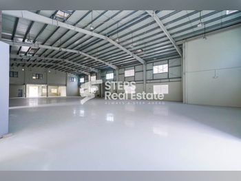 مخازن و مستودعات - الريان  - المنطقة الصناعية  -المساحة: 2500 متر مربع