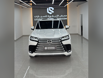 لكزس  ال اكس  600 لكجري  2025  اوتوماتيك  19,000 كم  6 سلندر  دفع رباعي  اس يو في  أبيض لؤلؤي  تحت الضمان