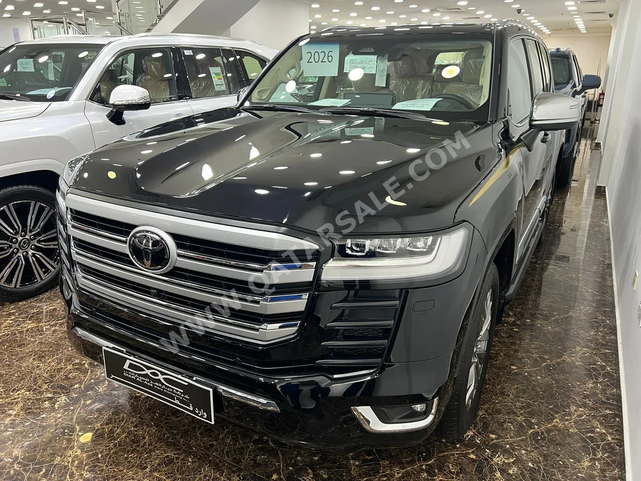 تويوتا  لاند كروزر  في اكس ار توين توربو  2026  اوتوماتيك  0 كم  6 سلندر  دفع رباعي  اس يو في  أسود  تحت الضمان
