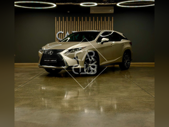 Lexus RX 350 Gold 2017 For Sale in Qatar