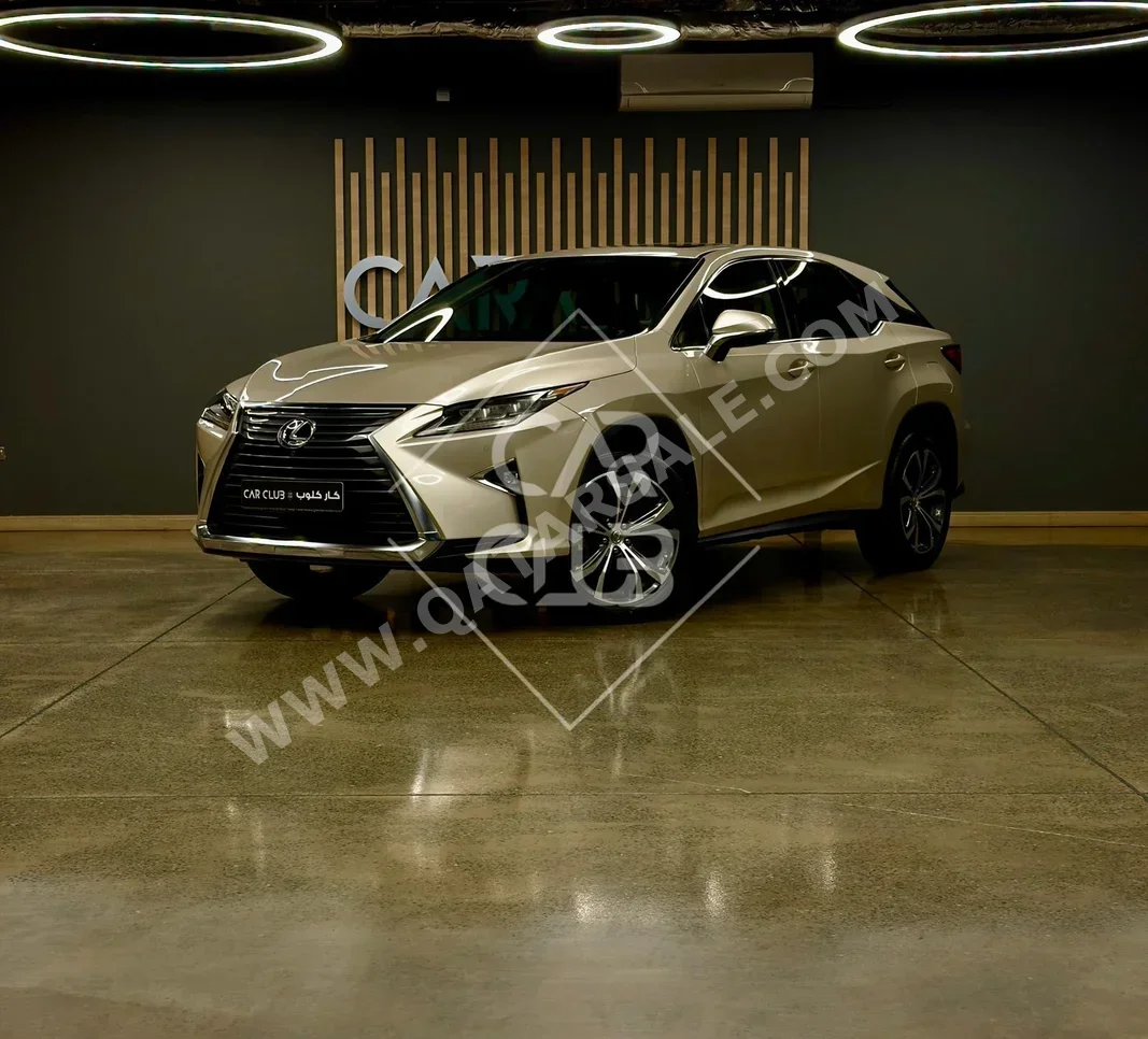 Lexus  RX  350  2017  Automatic  65,000 Km  6 Cylinder  Four Wheel Drive (4WD)  SUV  Gold