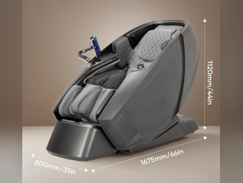 كرسي التدليك بيست مساج  أسود  كل الجسم  رباعي الأبعاد