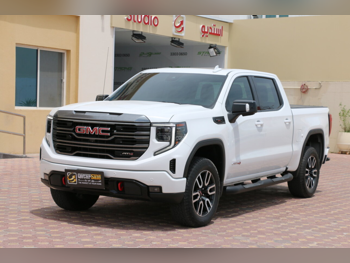جي ام سي  سييرا  اي تي 4  2023  اوتوماتيك  48,000 كم  8 سلندر  دفع رباعي  بيكب  أبيض  تحت الضمان