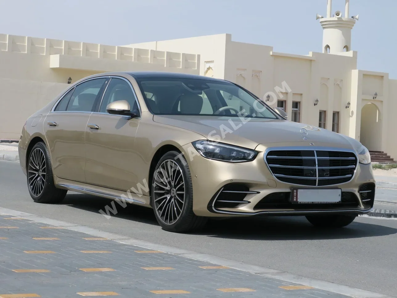 Mercedes-Benz  S-Class  450  2023  Automatic  18,200 Km  6 Cylinder  Rear Wheel Drive (RWD)  Sedan  Gold  With Warranty