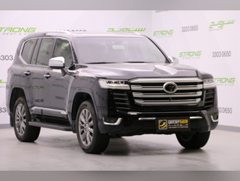 Toyota  Land Cruiser  VXR Twin Turbo  2023  Automatic  74,000 Km  6 Cylinder  Four Wheel Drive (4WD)  SUV  Black  With Warranty