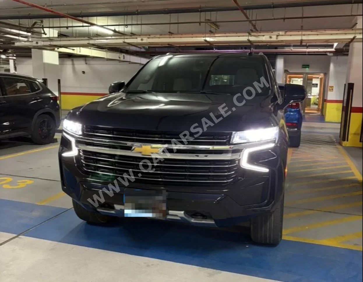 Chevrolet  Tahoe  LT  2021  Automatic  100,500 Km  8 Cylinder  Four Wheel Drive (4WD)  SUV  Blue  With Warranty