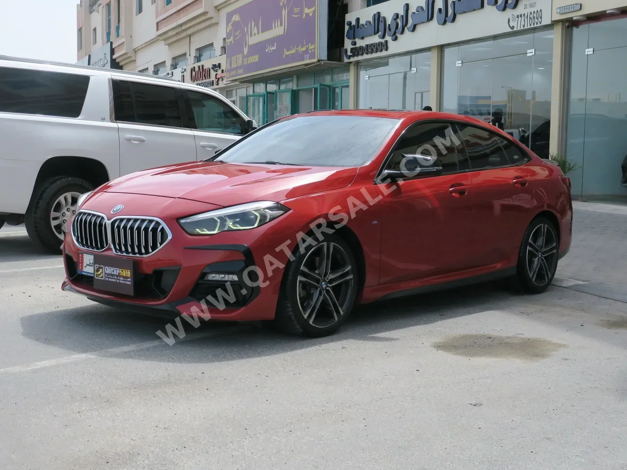 BMW  2-Series  218i  2021  Automatic  67,000 Km  4 Cylinder  Front Wheel Drive (FWD)  Sedan  Red