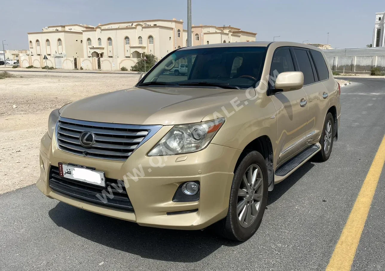 لكزس  ال اكس  570  2010  اوتوماتيك  195,000 كم  8 سلندر  دفع رباعي  اس يو في  ذهبي