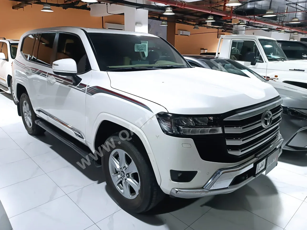 Toyota  Land Cruiser  GXR Twin Turbo  2023  Automatic  35,000 Km  6 Cylinder  Four Wheel Drive (4WD)  SUV  White  With Warranty