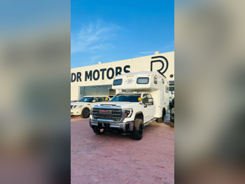 جي ام سي  سييرا  2500 HD  2024  اوتوماتيك  40,000 كم  8 سلندر  دفع رباعي  بيكب  أبيض